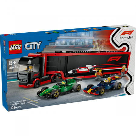  Camion F1 cu masinile F1 RB20 si AMR24 [1]