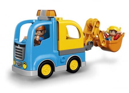 Lego duplo town truck & tracked excavator sales 10812