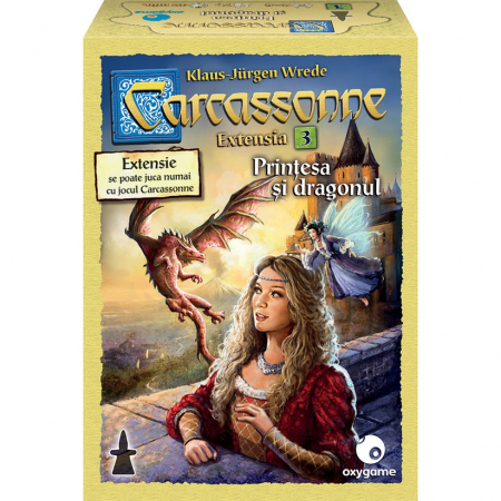 Jucării copii 7-8 ani - Carcassonne - Extensia 3 - Printesa si dragonul