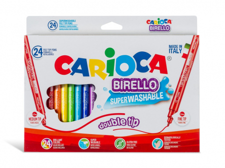 Carioci - Carioci cu varf dublu, Carioca Birello 24 buc / set