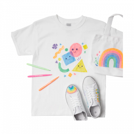 Carioci permanente pentru textile Fabric Doodlers - Set de 12 [2]