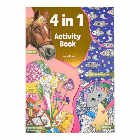 Jocuri Creative - Carte cu activitati 4 in 1
