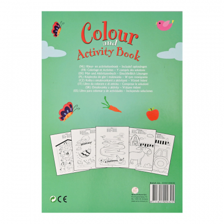 Carte de colorat cu activitati - animale domestice [1]