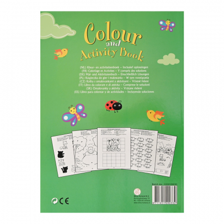 Carte de colorat cu activitati - animale salbatice [1]