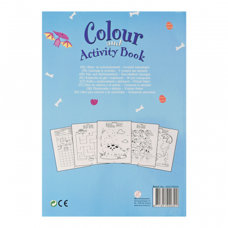 Carte de colorat cu activitati - dinozauri [1]