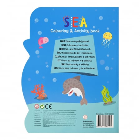 Carte de colorat cu activitati si abtibilduri -animale marine [1]