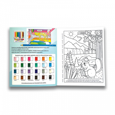 Carte de colorat pe numere - Lumea minunată [2]