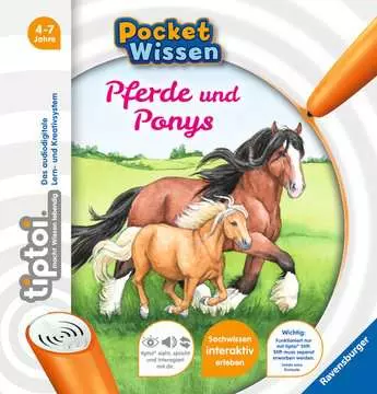 Jocuri interactive - Carte Interactiva TipToi despre Cai si Ponei