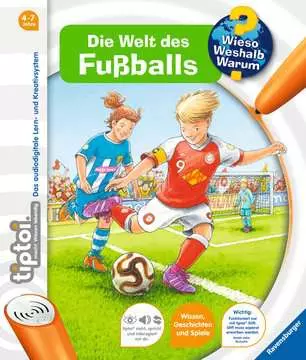 Jocuri interactive - Carte Interactiva TipToi Ravensburger Lumea Fotbalului