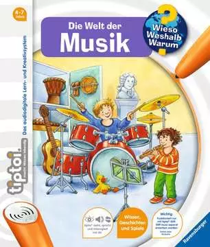 Vârstă - Carte Interactiva TipToi Ravensburger În lumea Muzicii