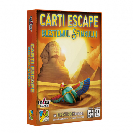 Jucării copii 10+ - Carti Escape - Blestemul Sfinxului