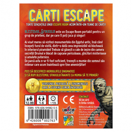 Carti Escape - Blestemul Sfinxului [2]