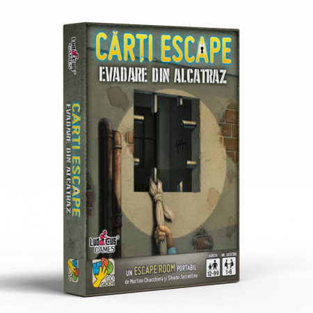 Jucării copii 10+ - Carti Escape - Evadare din Alcatraz