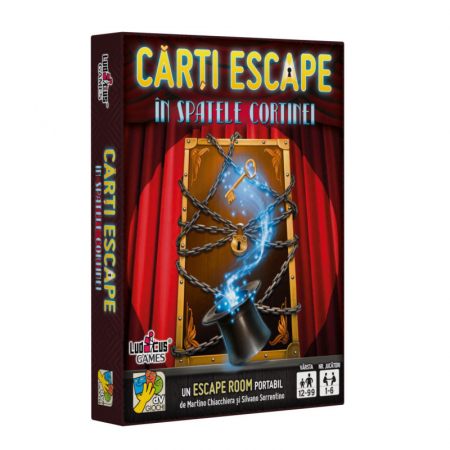 Jucării copii 10+ - Carti Escape - In spatele cortinei