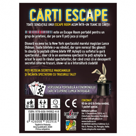 Carti Escape - In spatele cortinei [2]