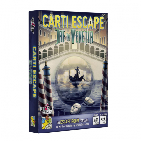 Idei de cadouri sub 50 lei - Carti Escape - Jaf in Venetia