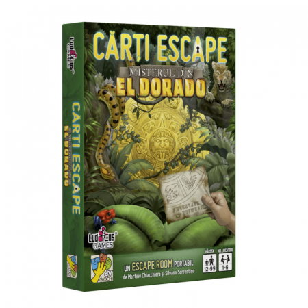 Jucării copii 10+ - Carti Escape - Misterul din Eldorado