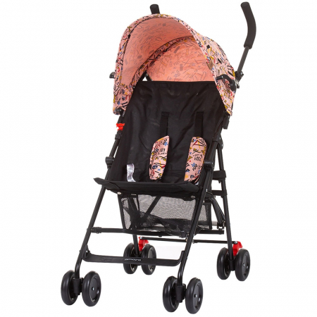 Cărucioare copii - Carucior sport Chipolino Amaya pink graffiti