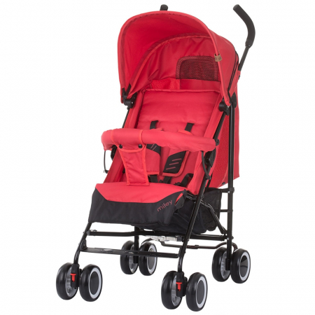 Cărucioare copii - Carucior sport Chipolino Miley red strawberry