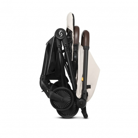 Carucior sport pliabil Skiddou Espoo+ Vanilla Delight, ultracompact pentru calatorii, Beige - Editie Limitata [8]