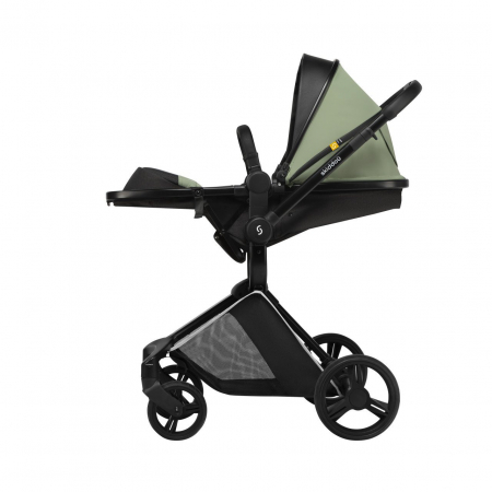 Carucior transformabil 2 in 1 Skiddou Nasjo, Wild climber, Verde [6]