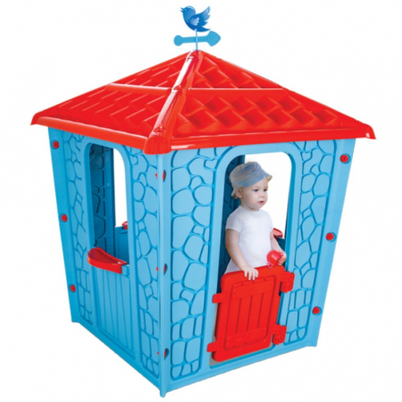 Casuta pentru copii Pilsan Stone House blue [1]