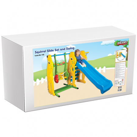 Centru de joaca Pilsan Squirrel Slide and Swing Set [1]