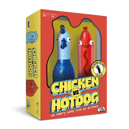 Jucării de buzunar/călătorie - Chicken vs Hotdog, un party game plin de actiune, lb.romana