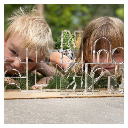 Clear Crystal, blocuri transparente, 25 buc., TickiT [2]