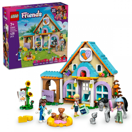 LEGO Friends -  Clinica veterinara pentru cai si animale de companie