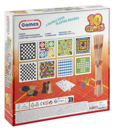 Colectie de jocuri clasice, 10 in 1, in cutie compacta,Moxy [1]