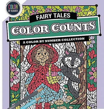 Idei de cadouri sub 50 lei - Color by Number Color Counts: Fairy Tales