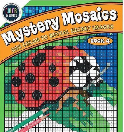 Idei de cadouri sub 50 lei - Color By Number Mystery Mosaics: Book 4