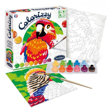 Colorizzy - Pictura pe numere - Papagali [1]