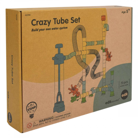 Jucării de apă și nisip - Crazy Tube Set, labirint cu tuburi pentru joaca cu apa