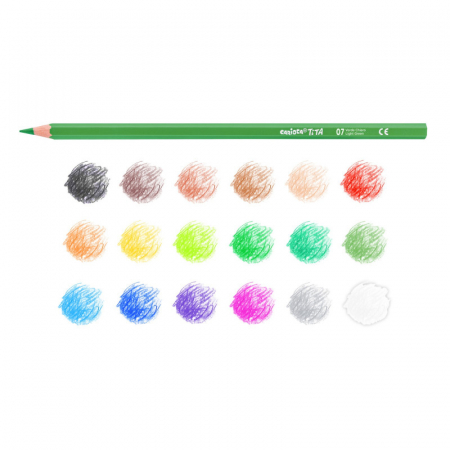 Creioane color Carioca TITA Clasic 18 culori. [1]