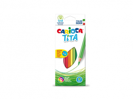 Jucării copii 5-6 ani - Creioane color Tita Clasic 12/set