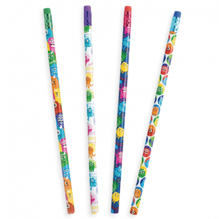 Creioane grafit HB Monstruleti - Set de 12 [1]