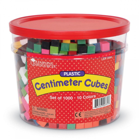 Jocuri educative pentru școală/grădiniță - Cuburi multicolore (1cm)