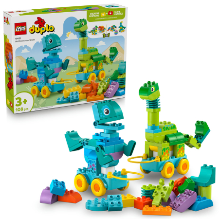LEGO® - Dinozauri pe roţi 3 în 1