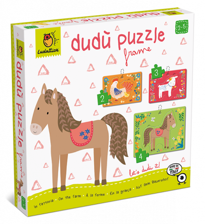 Puzzle - DUDÙ PUZZLE IN RAMA - ANIMALE DE LA FERMA