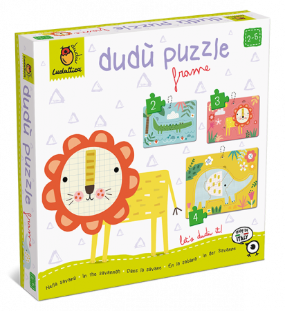 Puzzle - DUDÙ PUZZLE IN RAMA – ANIMALE DIN SAFARI