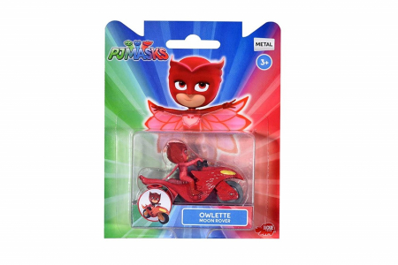 Figurine - Eroi în pijama, vehicul și figurină Owelwette Moon Rider
