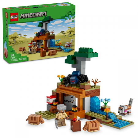 LEGO Minecraft -  Expeditia de minerit cu Tatu