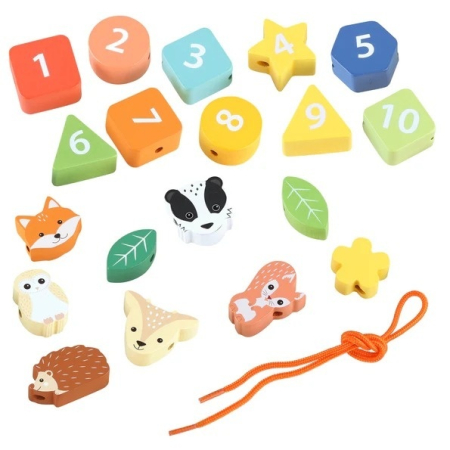 Noutăți - Figurine animale de insirat, Orange Tree Toys