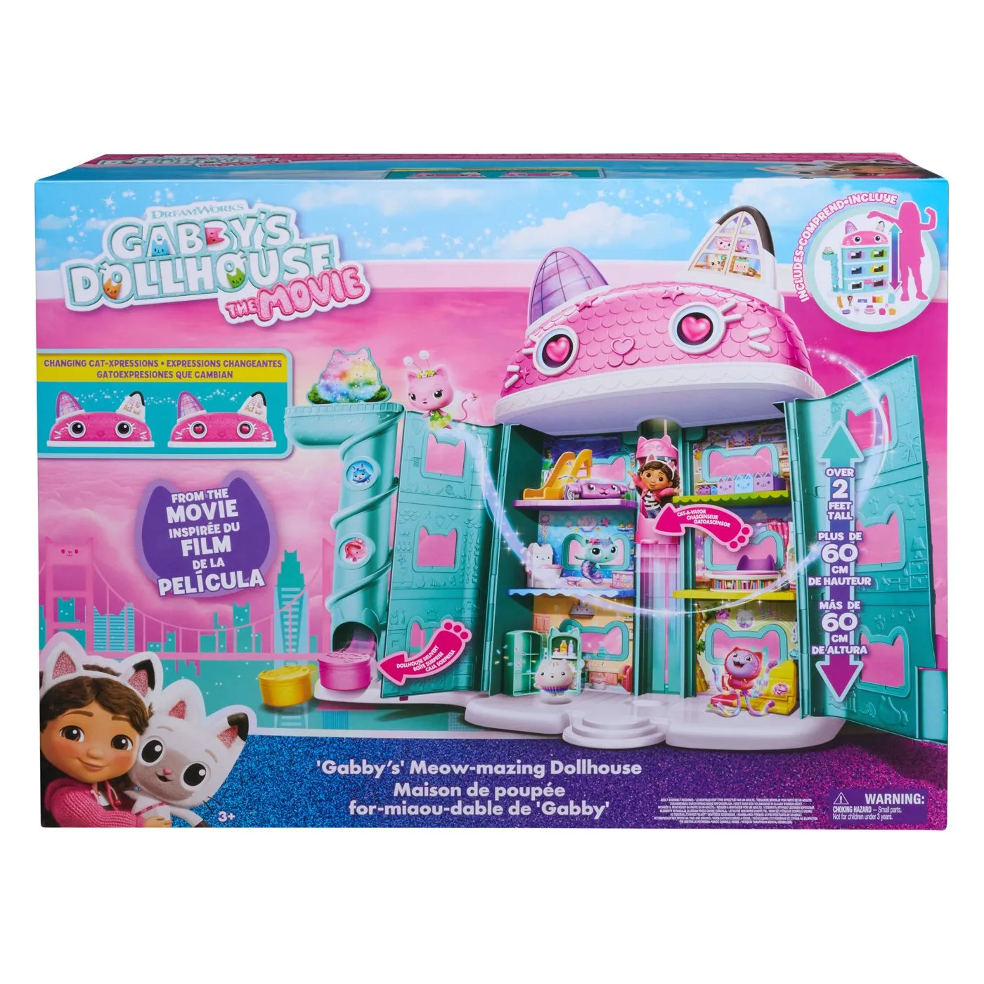 Noutăți - GABBYS DOLLHOUSE FILMUL CASA DE PAPUSI A LUI GABBYS MEOW MAZING CU ACCESORII