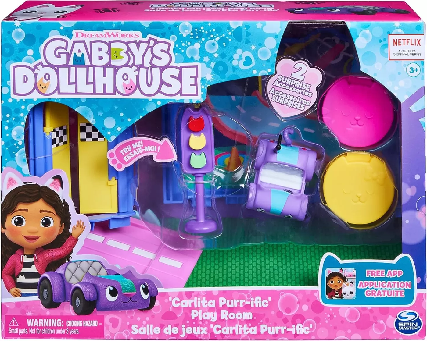 Jucării copii 5-6 ani - GABBYS DOLLHOUSE SET CAMERA DE JOACA
