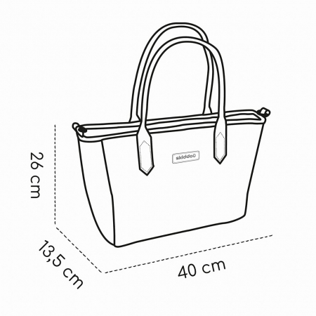 Geanta multifunctionala pentru parinti Skiddou Ingrid, Onyx, Negru [3]