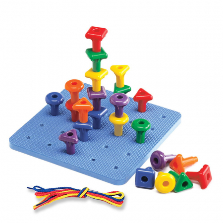 Jucării - Geo Pegs, set 36 de cuie gigant cu plansa