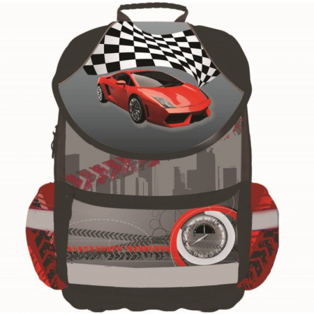 Ghiozdane - Ghiozdan Masina tip rucsac anatomic copii 42 cm